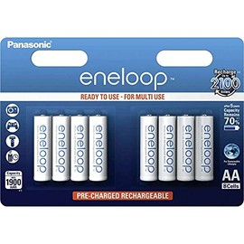 Panasonic 1x8 Eneloop Mignon AA 1900 mAh, BK-3MCCE_8BE (AA 1900 mAh)