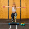 ShopMall Step Banco Aerobics Ejercicio Fitness Crossfit Ajustable Color Azul