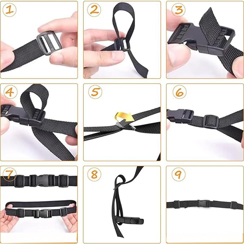 GUANGUAN One-Touch Buckle, Single Pull, Inner Width: 1.0 inches (25