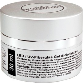 LED/UV Gel Fibreglass Clear Thick Viscosity 30 ml Premium Edition