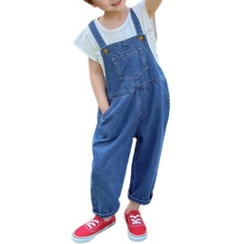 Miipat Toddler Girl Denim Overalls Little Boys Girls Jeans Overalls 1pcs Denim Dungarees Jumpsuit for Kids 100 3-4 Years