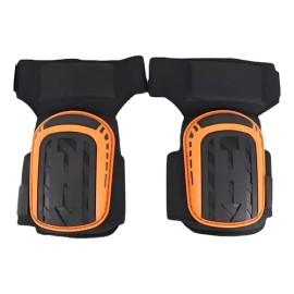 Rodilleras para Trabajo con Protección Ajustable Ergonómica y Resistentes Soporte de Rodilla para Construcción Color Negro Naranja                    