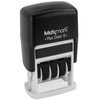 MaxMark Self-Inking Rubber Date Office Stamp with Approved Phrase Blue