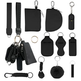 Cnbnd Wristlet Keychain Set with Coin Purse,13 Pcs Keychain Set for Women,Creative Gift Suitable for Both Women And Girls