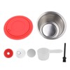 Stainless Steel Refill Coffee Capsules Reusable Coffee Filter Cup Set