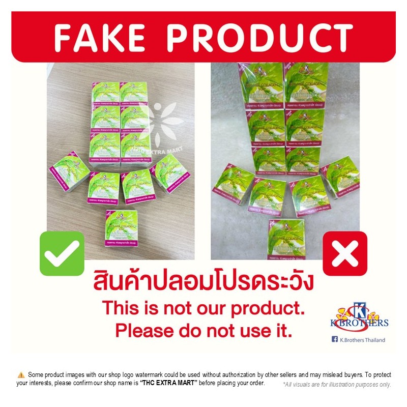K Brother Thailand Halal K.Brothers Rice Milk Collagen Soap 60g