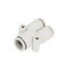 SK11 KQ2U06-08A One-Touch Pipe Fitting, Different Diameter Union Wy, Applicable