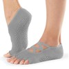 Alienjoy Women's Yoga Socks with Straps Non-Slip Grips Toeless Non-Slip