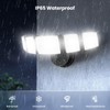 Onforu 15000lm LED Flood Lights Outdoor, 5 Adjustable Heads, Switch