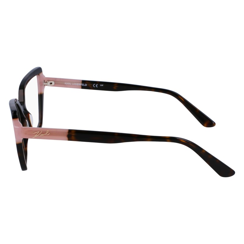 KARL LAGERFELD KL6131 Sunglasses, 243 Dark Tortoise/Rose, 6 1/2