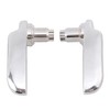 XMMT Chrome Saddlebag Latch Lid Lifter Handle Lever for Harley