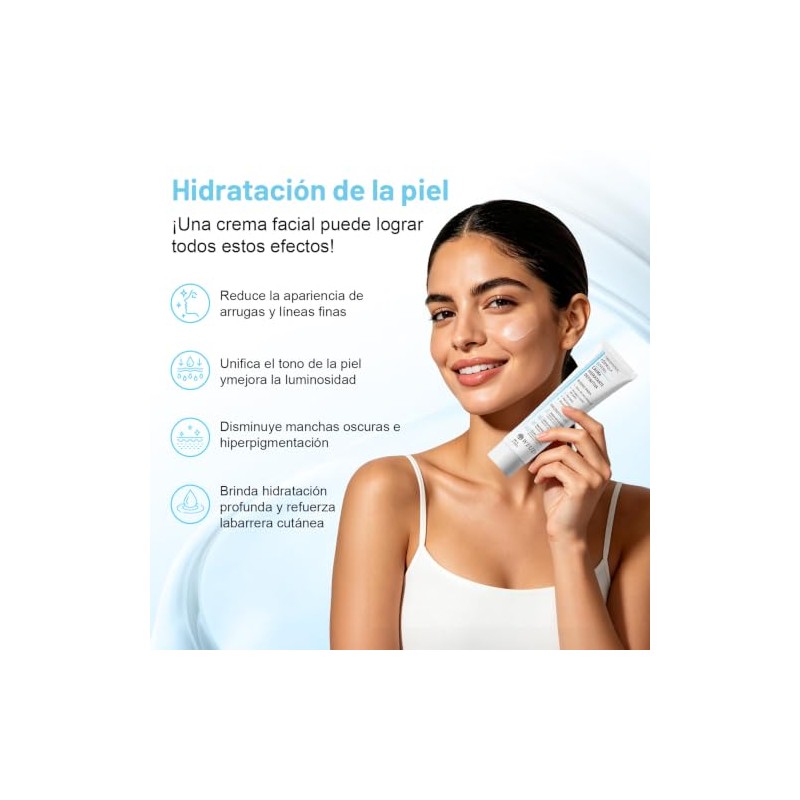 Crema Hidratante con Niacinamida y Centella Asiática 100g/3.53oz