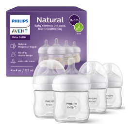 Biberón Natural Con Pezón De Respuesta Transparente Paquete Color Nombre Del Diseño