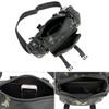 QWORK® Borsa da pesca mimetica, impermeabile, per esterni, per pesca