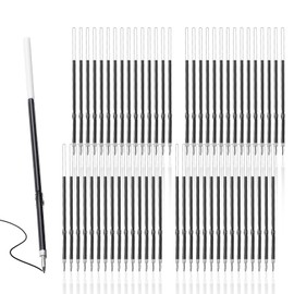 0.7mm Refills Black Retractable Pen Refills Ballpoint Pen Refills Black Pen Refills Black Ballpoint Ink Refills for Pens Ink Refills Medium Point Refills Replacement Ballpoint Pen for Writing,60Pcs