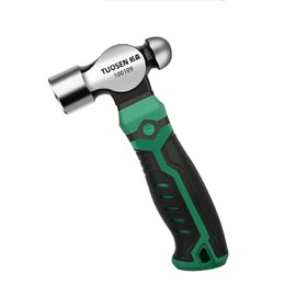 BUSKPOK Small Ball Peen Hammer, Stubby Metalworking Tool Hammer for Jewelry and Crafting