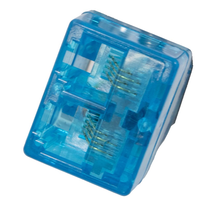 Modular Cord, Telephone Wire, Relay and Distribution Connector, 2 Female