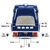QFX Bluetooth 1968 Retro Muscle Car Replica Speaker, Dual 2-inch