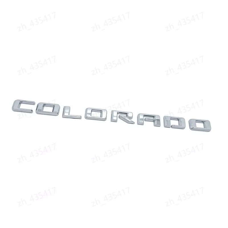 Colorado Tailgate Colorado Emblems Letters Badge NamePlate for 2023 -24