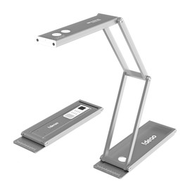 Ideao DC400 USB Webcam / Real Projection 13 Megapixel 4K/30fps & 1080P/60fps 2-in-1 A3 Size & 10cm Projection Camera Foldable Portable Built-in Mic Plug & Play LED Lamp for Video Conferencing, Online Lessons, Remote Teaching