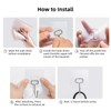 Large Hooks for Hanging Heavy-Duty 44Ib(Max) 10 Packs, Wall Hangers