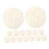 Mikinona Multi-use Face Body Scrubber 15 Pack Exfoliating Pads Mask