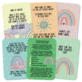 Sunny Present Thankful Me - Gratitude Cards for Kids - Mindful Play and Conversation for Children to Celebrate Life, Inspire Appreciation, Build Resilience