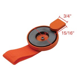 Extreme Max 3006.8901.2 Magnetic Lock-Out Key for A-60 and A-75 UFP Surge Brake Trailers - Pack of 2, Orange