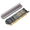M.2 NVMe SSD to PCIe Adapter PCIe 4.0 Aluminium Alloy