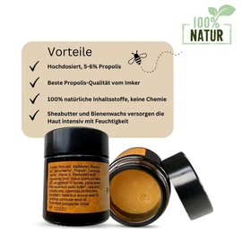 Imkergut Propolis Ointment Natural, High Dose for Irritated Skin, from Beekeepers, 100% Natural, 30 ml