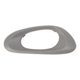 AutoandArt Brock Replacement Passengers Inside Interior Rear Door Handle Trim Bezel Textured Gray Compatible with Trailblazer & EXT 25894586
