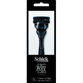 Schick Chic Schick Pole KIWAMI Holder (with Blade) + 1 Replacement Blade 5 Blade Razor Shaving 1 Piece (x1)