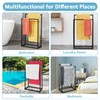 Free Standing Towel Rack, 2 Tier Towel Racks for Bathroom