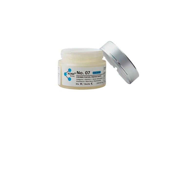 07 – Crema Hidratante para Hombre con Colágeno, Elastina, Ácido