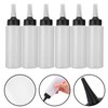 6 Pcs Hair Wash Shampoo Applicator Bottle with Cover Hair