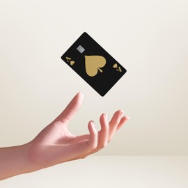 WORKIRAN Playing Card Ace Card Sticker | Transportation, Key Card, Debit Card, Credit | Covering & Personalizing Bank Card | No Bubble, Slim, Waterproof Card Cover
