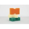 Kamenoko Tawashi Nishio Shoten Kamenoko Sponge Do, Bath Wash, Green,