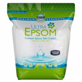 Ultra Epsom Unscented Bath Salt, 18 Pound Bag