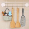 EZ Kitchen Dish Squeegee Kitchen with Silicone Food Strainer Long