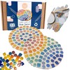 Crafty You Crafty Me - Mosaic Coasters Craft Kit (Rainbow