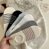 Spring/Summer Milk Salt Thin Non-Slip Invisible Cotton All-Match No-Show Boat Socks Yard/Print 3ea