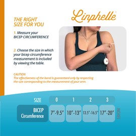 Linphelle Coverpicc - Upper Arm Cover for Picc Line, Soft Microfiber Arm Sleeve, Ideal for Picc Line, Glucose Sensor, Tattoo or Wounds, Compass, Size Large