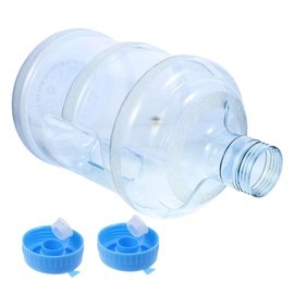 GANAZONO Empty Water Jug 3L Plastic Mineral Water Bottle with Handle Pure Water Container Emergency Water Pouch Outdoor Car Storage Bucket Water Barrel for Outdoor Camping Backpacking