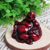 Acxico 1Pcs Resin Buddha Happy Statue Laughing Maitreya Figurine Feng