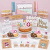 12 Gold Heart Shaped Cupcake Toppers Party Supplies Celebration Accessories