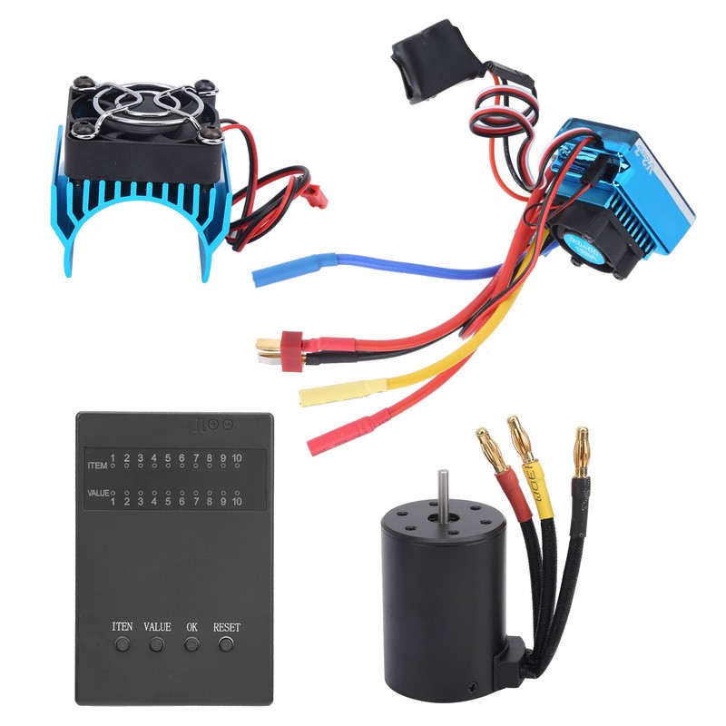 3650 Motor 2300KV+ 120A Brushless ESC + Program Card +