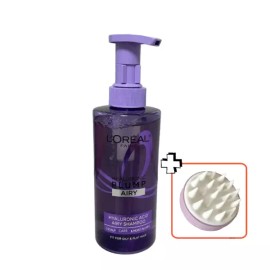 L'Oréal Paris 로레알파리 히알루론산 볼륨업 샴푸 440ml(+두피브러쉬) L'Oreal Paris Hyaluronic Acid Volume-Up Shampoo 440ml (+Scalp Brush) [Shampoo 440ml + Scalp Brush]