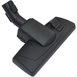 VPC Parquet Twister Combo Floorhead Compatible with Miele Canister Vacuums | Floor Surfaces and Carpet Brush | 1 3/8 inch (35mm) Inner Diameter (Black)