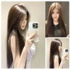 Set of 3, Point Wig, Long Straight Synthetic Hair, Extension,