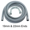 Spares2go Drain Hose Extra Long Water Pipe compatible with Bosch